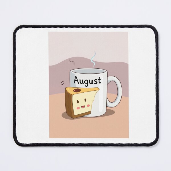 Item preview, August Coffee caffeine cake funny birthday gift lover designed and sold by CheeseBlueprint.