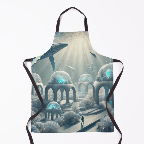 Item preview, Surreal Underwater City with Whales designed and sold by carries-anatomy.