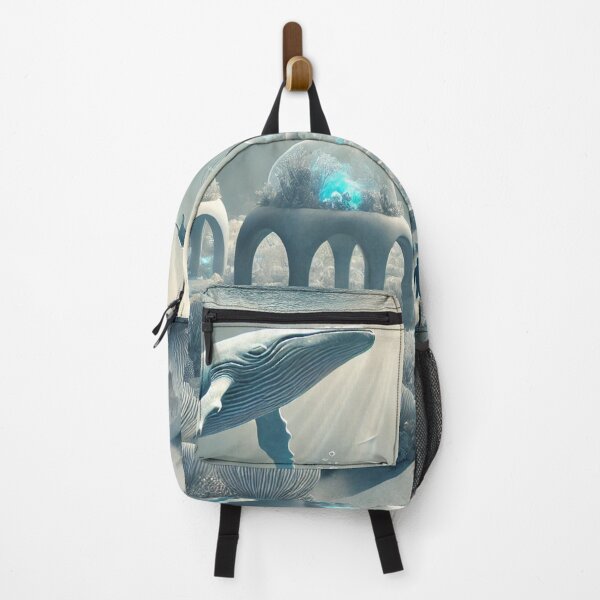 Item preview, Surreal Underwater City with Whales designed and sold by carries-anatomy.