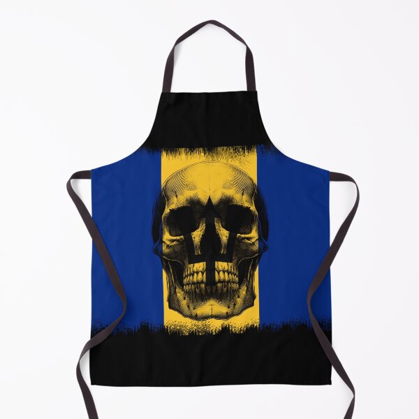 Item preview, BARBADOS SKULL FLAG NATION RAREART COUNTRY HALLOWEEN #ogirdor designed and sold by ogirdorgraphics.
