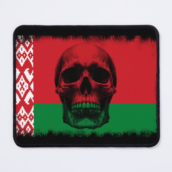 Item preview, BELARUS SKULL FLAG NATION RAREART COUNTRY HALLOWEEN #ogirdor designed and sold by ogirdorgraphics.