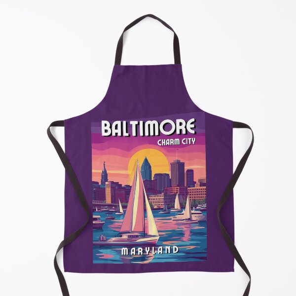 Item preview, A Vintage Travel Illustration of Baltimore - Maryland - United States designed and sold by GoodOldVintage.