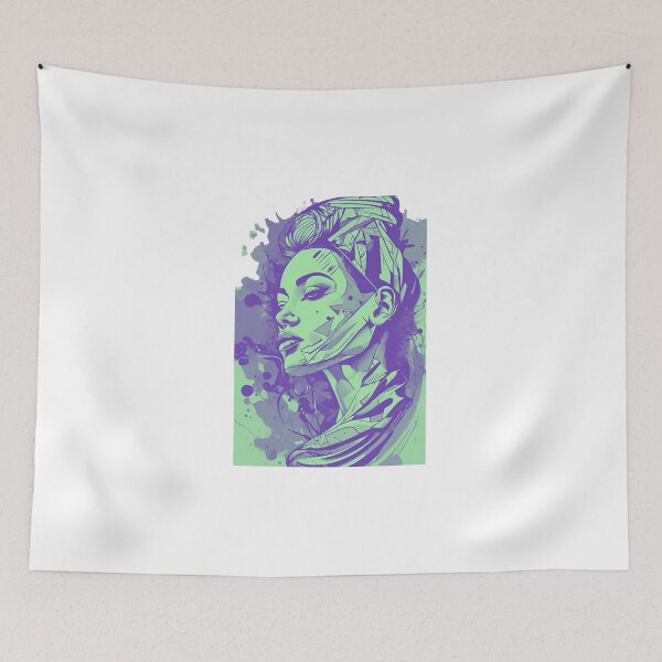 Item preview, Urban Splatter: Vibrant Street Art-Inspired Illustrations by MiszungArt designed and sold by MiszungART.