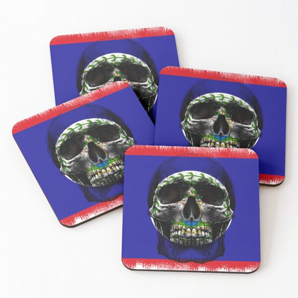 Item preview, BELIZE SKULL FLAG NATION RAREART COUNTRY HALLOWEEN #ogirdor designed and sold by ogirdorgraphics.