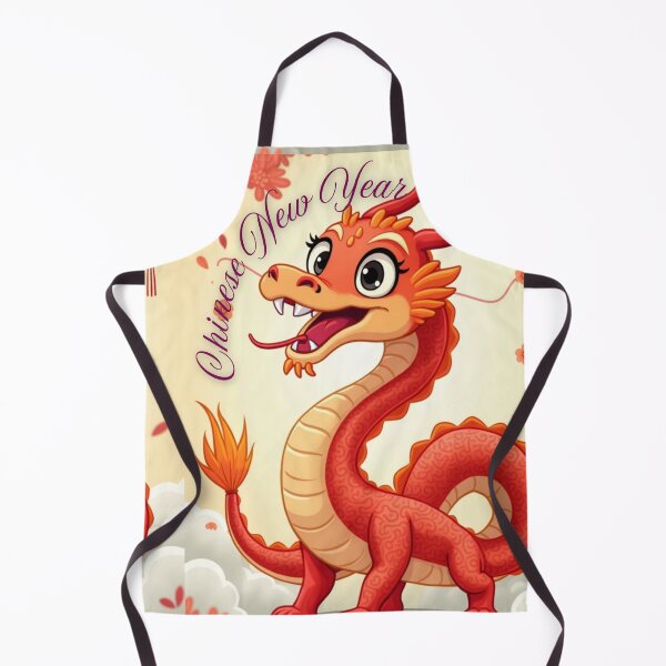 Item preview, Fortune Blossoms: Chinese New Year 2025 - Wooden Snake & Red Dragon Luck designed and sold by InspiredCreatives.