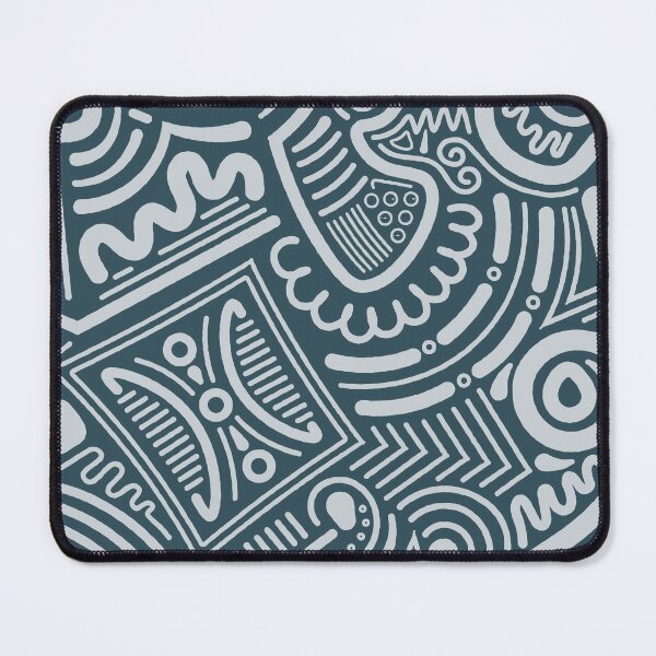 Item preview, Abstract Doodle Art || Large Scale || Slate Grey designed and sold by Stacey Spivak.