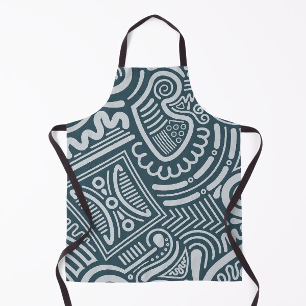 Item preview, Abstract Doodle Art || Large Scale || Slate Grey designed and sold by Stacey Spivak.