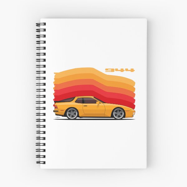 Item preview, Copy of Porsche 944 Turbo Side retro illustration designed and sold by blackdogshop.