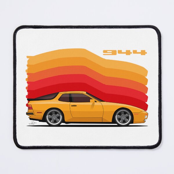 Item preview, Copy of Porsche 944 Turbo Side retro illustration designed and sold by blackdogshop.