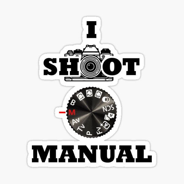 Item preview, I Shoot Manual Photography Theme designed and sold by Chad K Art.