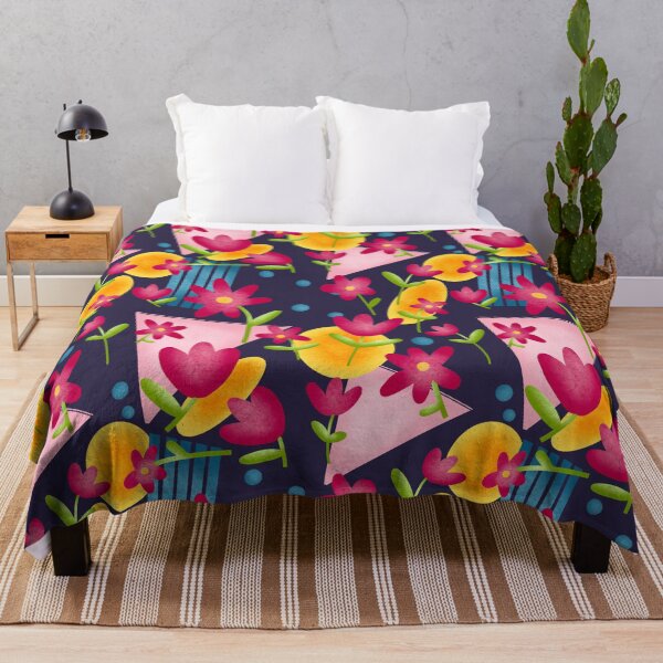 Item preview, Abstract Flowers and Geometric Shapes Illustration - Modern Art Design for Creative Projects designed and sold by Pandositive.