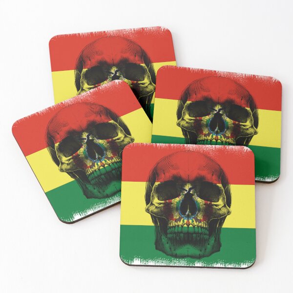 Item preview, BOLIVIA SKULL FLAG NATION RAREART COUNTRY HALLOWEEN #ogirdor designed and sold by ogirdorgraphics.