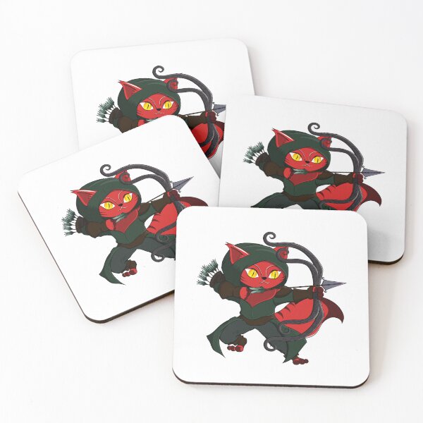 Item preview, Cute Red Ranger Cartoon Cat designed and sold by DrisT-Graphics.