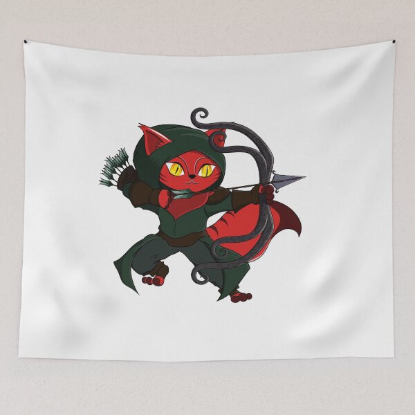 Item preview, Cute Red Ranger Cartoon Cat designed and sold by DrisT-Graphics.