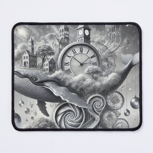 Item preview, Surreal Whale with Floating City designed and sold by carries-anatomy.