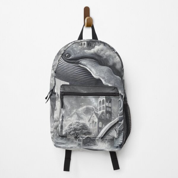 Item preview, Surreal Whale with Floating City designed and sold by carries-anatomy.