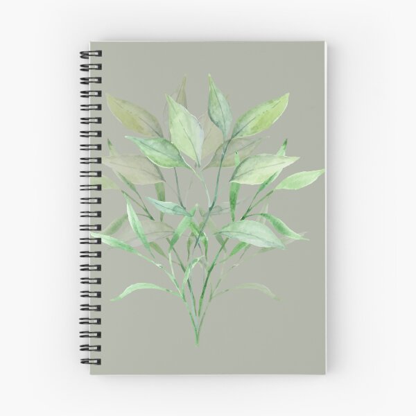 Item preview, Abundant Greenery Watercolor Botanical Artwork designed and sold by cosmiccircles01.