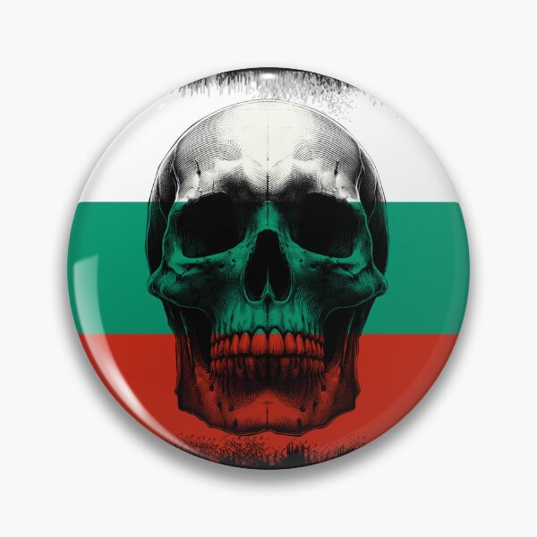 Item preview, BULGARIA SKULL FLAG NATION RAREART COUNTRY HALLOWEEN #ogirdor designed and sold by ogirdorgraphics.