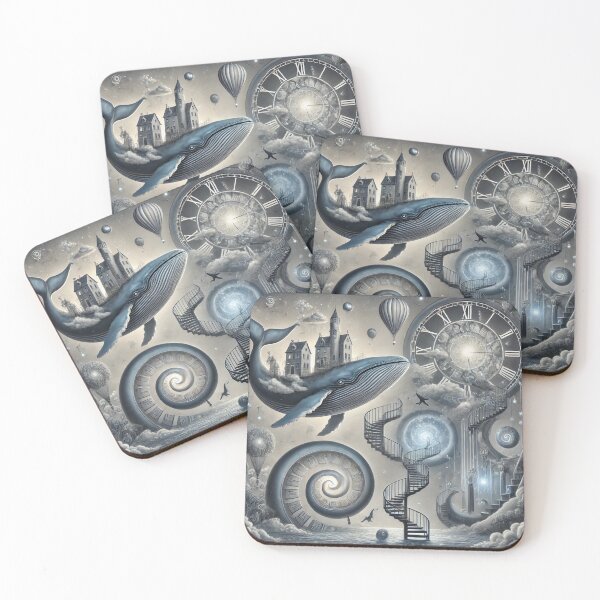 Item preview, Surreal Whale with Timeless Spiral designed and sold by carries-anatomy.