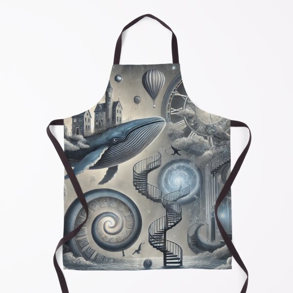 Item preview, Surreal Whale with Timeless Spiral designed and sold by carries-anatomy.