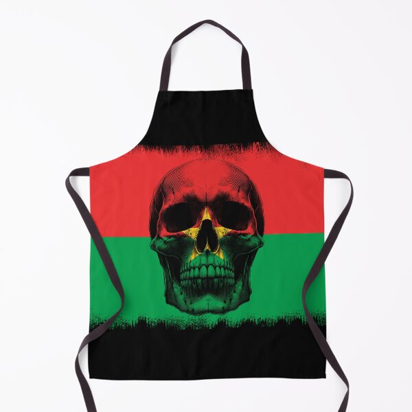 Item preview, BURKINA FASO SKULL FLAG NATION RAREART COUNTRY HALLOWEEN #ogirdor designed and sold by ogirdorgraphics.