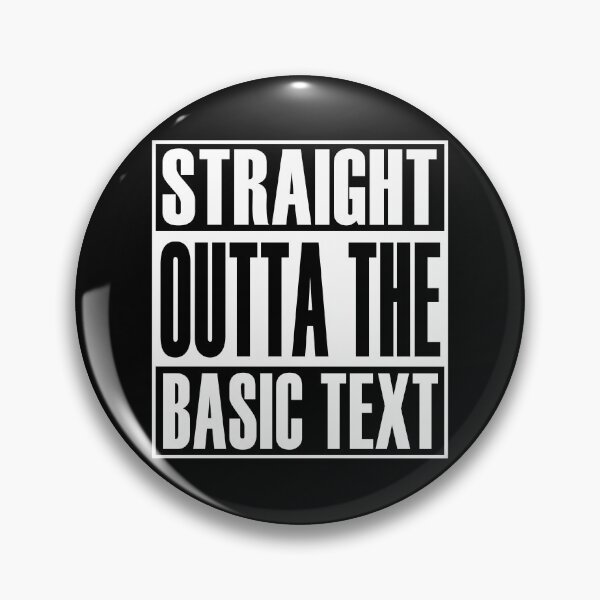 Item preview, Straight Outta The Basic Text designed and sold by NA-WEARS.