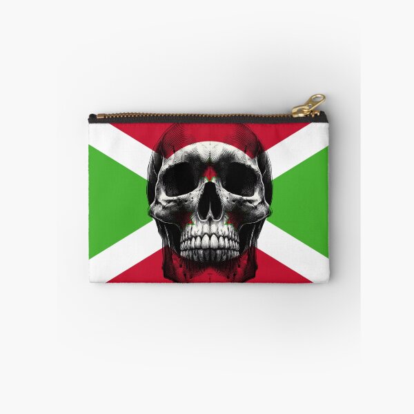 Item preview, BURUNDI SKULL FLAG NATION RAREART COUNTRY HALLOWEEN #ogirdor designed and sold by ogirdorgraphics.