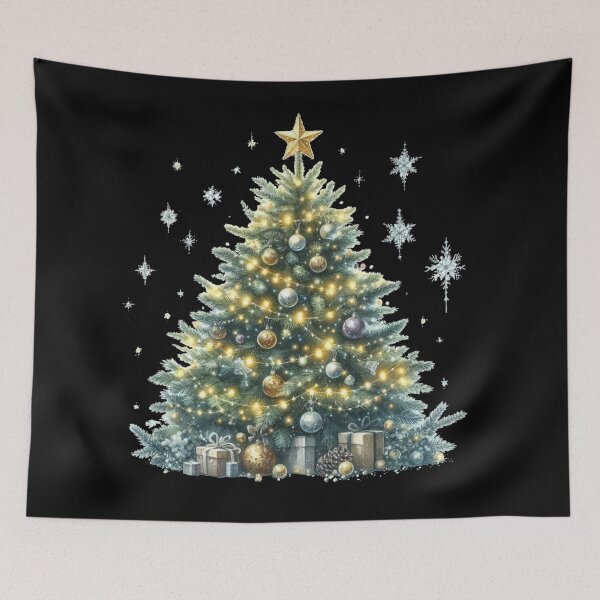 Item preview, Festive Christmas Tree Watercolor designed and sold by MaedK.