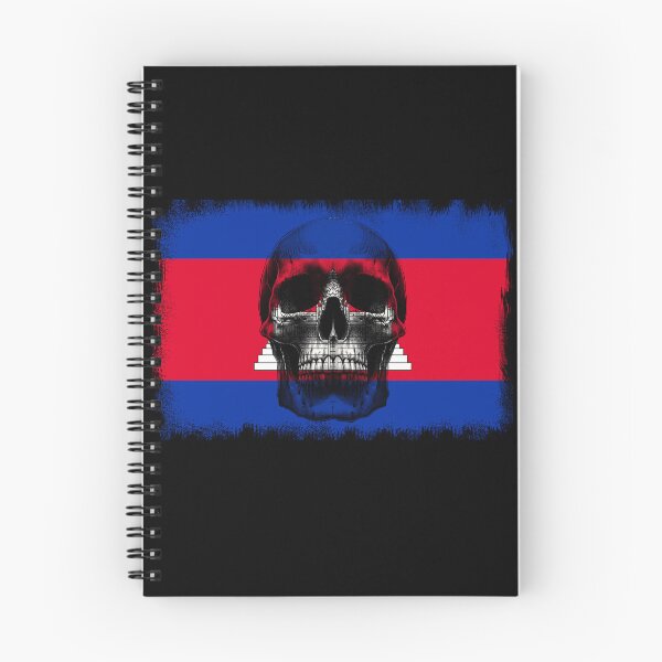 Item preview, CAMBODIA SKULL FLAG NATION RAREART COUNTRY HALLOWEEN #ogirdor designed and sold by ogirdorgraphics.