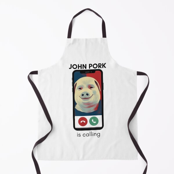 Item preview, John Pork Is Calling Funny Meme T-Shirt Design designed and sold by Calymera.