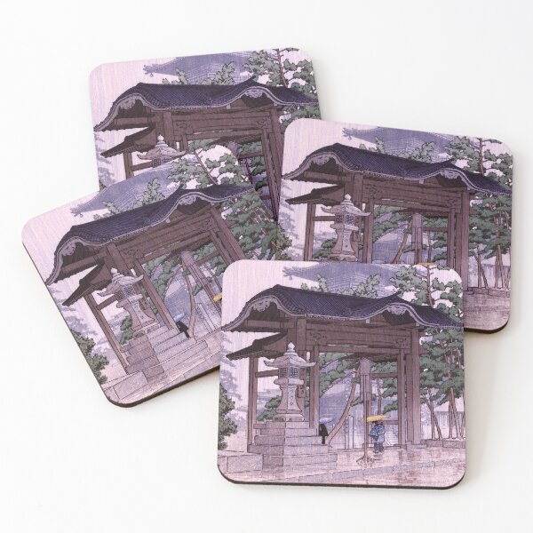 Artikelvorschau, Der Zensetsu-Tempel in Sanshu | Kawase Hasui | Ukiyo-e entworfen und verkauft von LaMadeleine.
