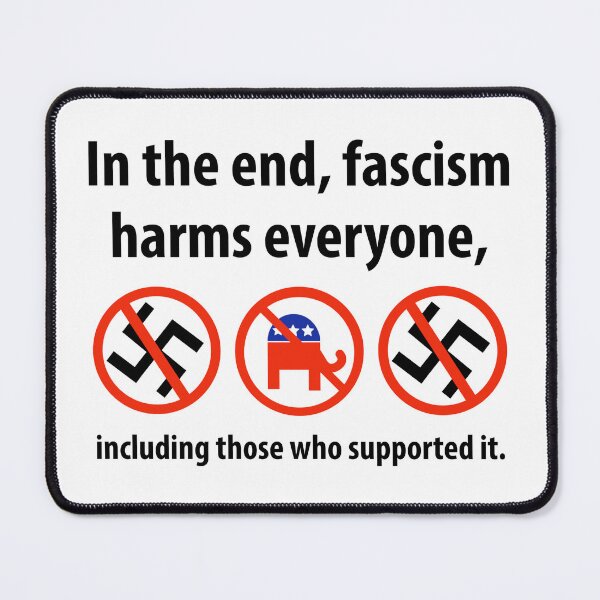 Item preview, Fascism harms everyone  designed and sold by Rachel the Artist .