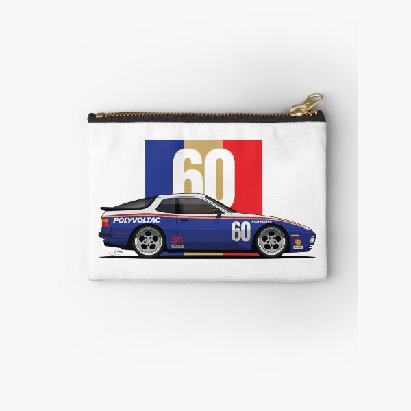 Item preview, Porsche 944 turbo Rothman retro Race Car Illustration designed and sold by blackdogshop.
