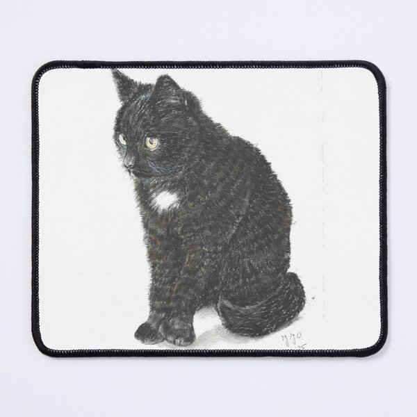 Item preview, Black cat called Pebbels designed and sold by AquarelJanine.