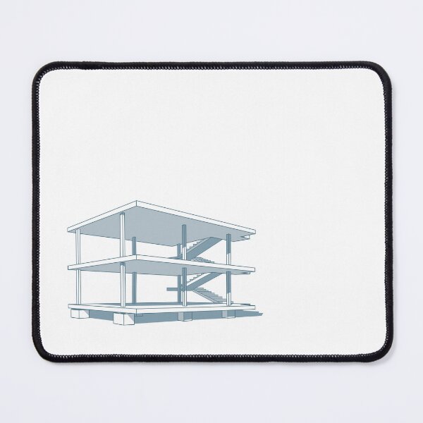 Item preview, Corbusier's Pilotis - Blue designed and sold by pinspace.