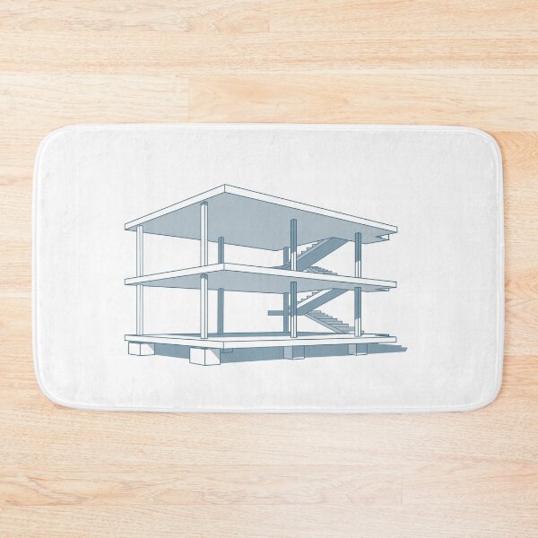 Item preview, Corbusier's Pilotis - Blue designed and sold by pinspace.