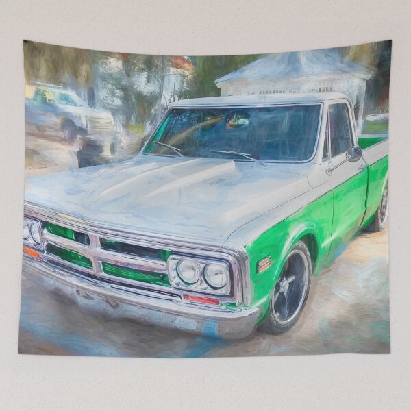 Item preview, 1968 Green & White GMC 1500 Series Truck X101 designed and sold by RichFrancoCars.