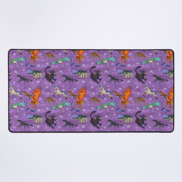 Item preview, Avatar seamless pattern - Purple BG designed and sold by Artsydragongal.