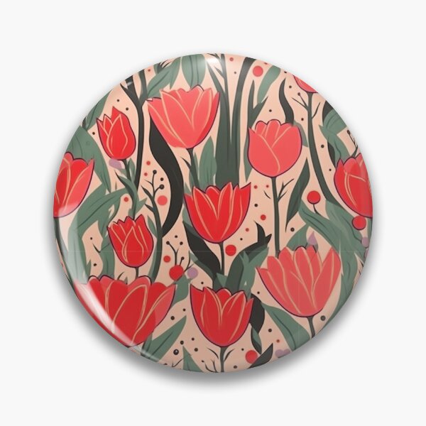 Item preview, Doodled Tulips designed and sold by PrettyPatternss.