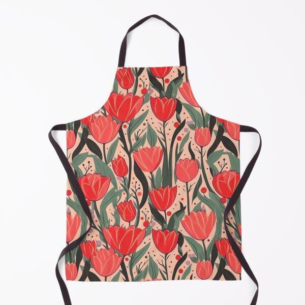 Item preview, Doodled Tulips designed and sold by PrettyPatternss.