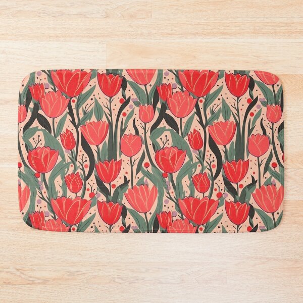 Item preview, Doodled Tulips designed and sold by PrettyPatternss.