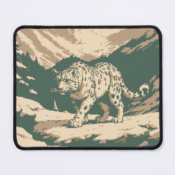 Item preview, Pixel Snow Leopard Dream designed and sold by NaturePixel.