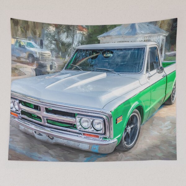 Item preview, 1968 Green & White GMC 1500 Series Truck X105 designed and sold by RichFrancoCars.