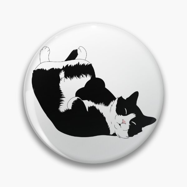 Item preview, Tuxedo cat designed and sold by BatsyBatsThyme.
