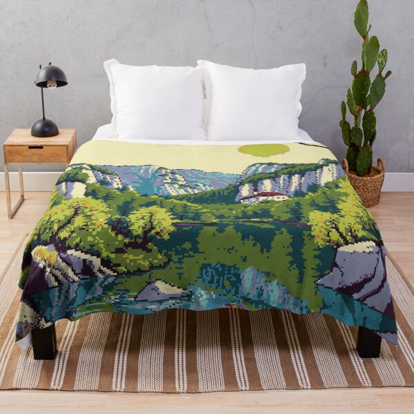 Item preview, Pixel Tranquility by the Lake designed and sold by NaturePixel.