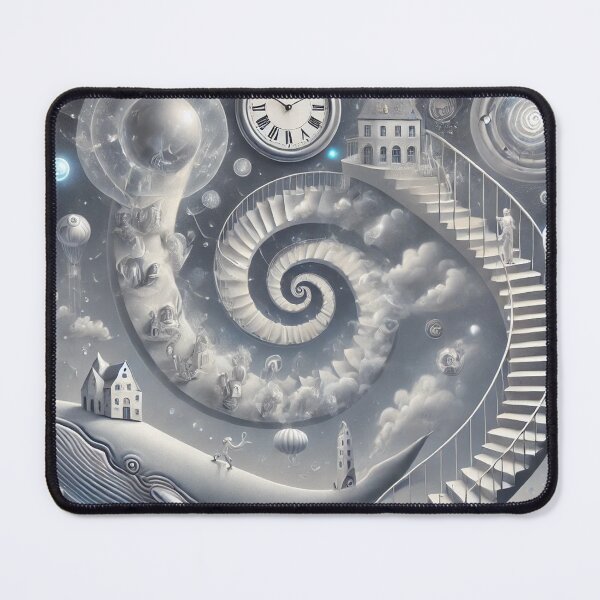 Item preview, Spiral Dreams with Whale and Clocks designed and sold by carries-anatomy.