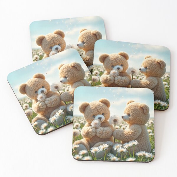 Item preview, Bears In Daisies and Dandelions designed and sold by Maria Dryfhout.