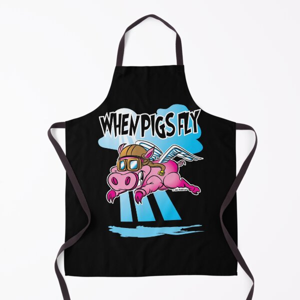 Item preview, When Pigs Fly Cartoon Pig designed and sold by eShirtLabs.