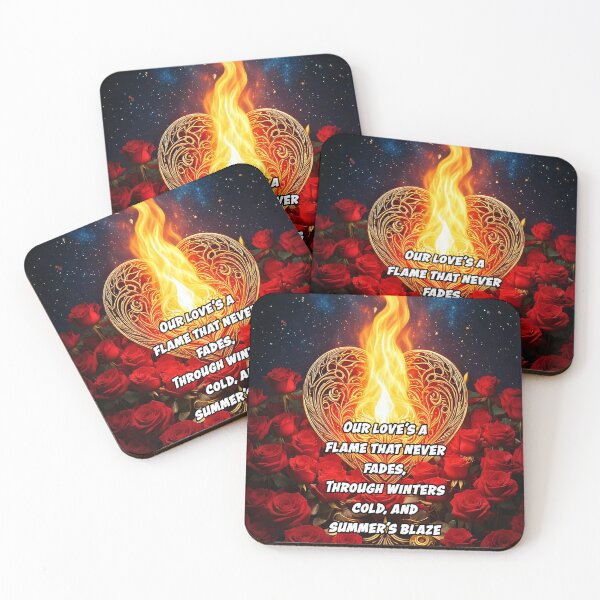 Item preview, The Eternal Flame of Love - Valentine’s Day poem designed and sold by Unwind-Art-Work.