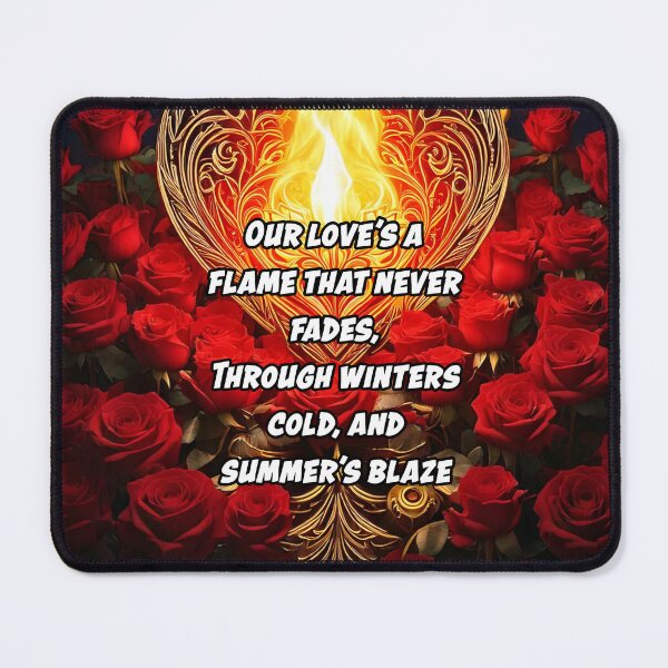 Item preview, The Eternal Flame of Love - Valentine’s Day poem designed and sold by Unwind-Art-Work.